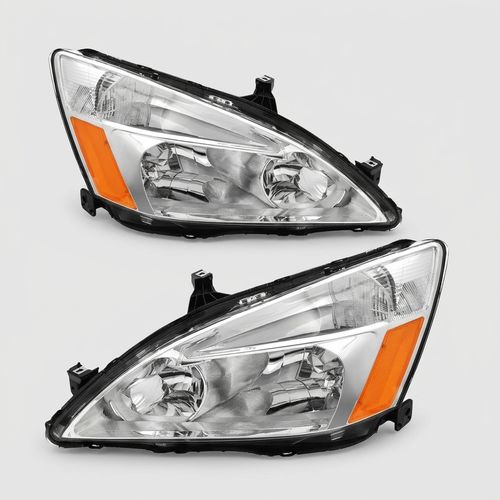 ADCARLIGHTS Headlight Assembly for 2003-2007 Honda Accord