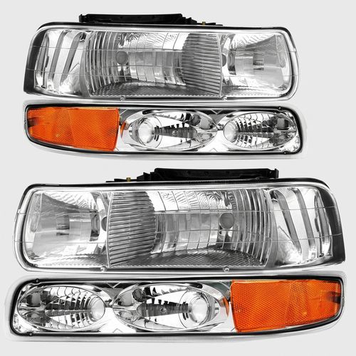 ADCARLIGHTS Headlight Assembly for 1999-2002 Chevy Silverado 1500 2500