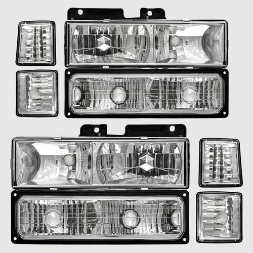 ADCARLIGHTS Headlight Assembly for 1994-1998 Chevy Silverado C/K