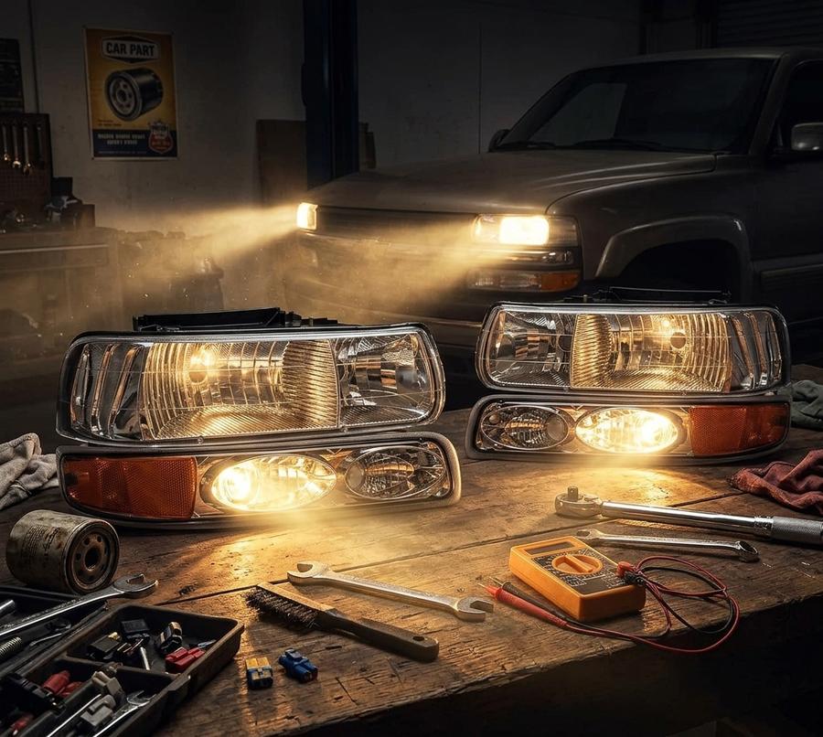 ADCARLIGHTS on Chevy Silverado front end